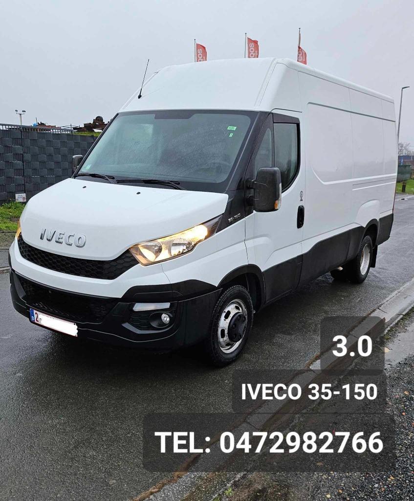 ② Iveco daily 35/15 double essieux KM 133000 TEL :0472982766 — Camionnettes  & Utilitaires — 2ememain