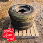 Banden Velg 700/20 (8 gaats) landbouw dieplader aanhangwagen, Ophalen