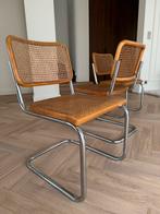3 Vintage Thonet S32 stoelen by marcel breuer, Gebruikt, Ophalen