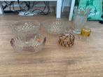 Bundel 6 kristallen onderwerpen, Antiek en Kunst, Antiek | Glaswerk en Kristal, Ophalen
