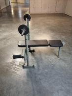 Banc de musculation + haltères mulifonctienelles, Enlèvement ou Envoi, Utilisé