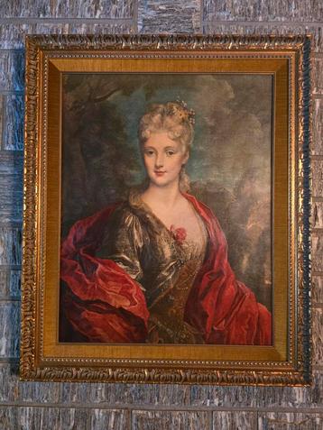Prachtig groot schilderij te koop  beschikbaar voor biedingen