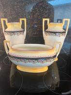 Boch freres Art Deco schouwgarnituur, Antiek en Kunst, Antiek | Keramiek en Aardewerk, Ophalen