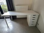 Bureau met ladeblok - 160x80cm, Huis en Inrichting, Ophalen, Nieuw, Bureau