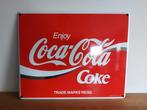 Émail Coca Cola 1989, Collections, Marques & Objets publicitaires, Comme neuf, Enlèvement ou Envoi