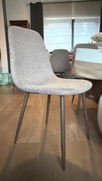 8x Stoel beige stof/donker eiken kleur - perfecte staat, Huis en Inrichting, Stoelen, Ophalen, Zo goed als nieuw, Stof