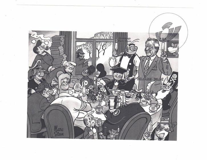 België - 2002 - Blad niet uitgegeven - Marc Sleen, Postzegels en Munten, Postzegels | Europa | België, Gestempeld, Ophalen of Verzenden