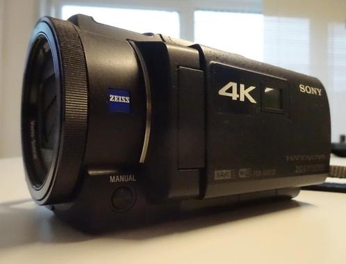 Sony 4K camera met projector, Audio, Tv en Foto, Videocamera's Digitaal, Zo goed als nieuw, Camera, Geheugenkaart, Sony, 20x of meer