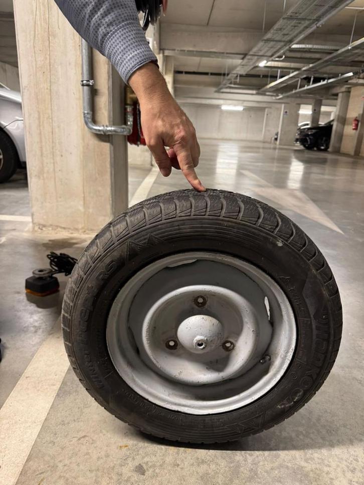 2 Aanhangbak Wielen 13 Inch, Auto-onderdelen, Banden en Velgen, Banden en Velgen, All Season, 13 inch, 155 mm, Overig, Gebruikt