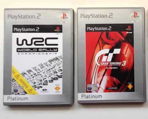 Playstation 2 WRC en Grand Turismo 3, Games en Spelcomputers, Games | Sony PlayStation 2, Zo goed als nieuw, Racen en Vliegen