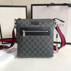 Gucci messenger bag, Noir, Cuir, Enlèvement ou Envoi, Neuf