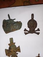 Amulettes, ww1-2, bronze, Antiquités & Art, Bronze, Enlèvement ou Envoi