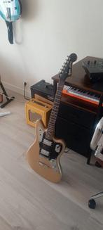 Squier Contemporary Jaguar HH ST Shoreline Gold, Muziek en Instrumenten, Ophalen, Zo goed als nieuw, Solid body, Overige merken