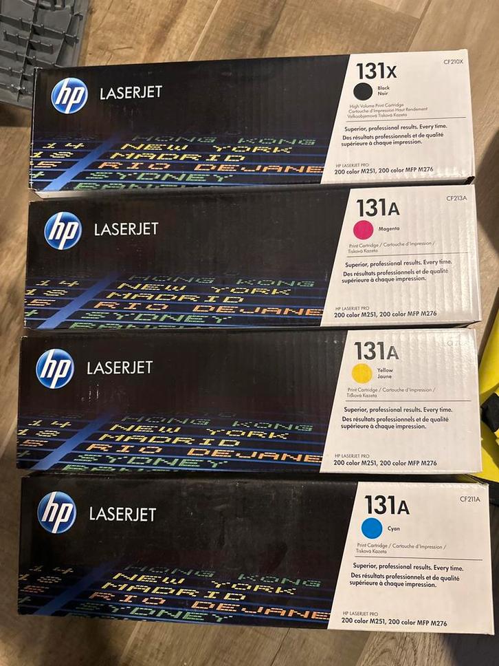 Originele HP toner set 131X / 131A – ongeopend, Computers en Software, Printerbenodigdheden, Zo goed als nieuw, Toner, Ophalen
