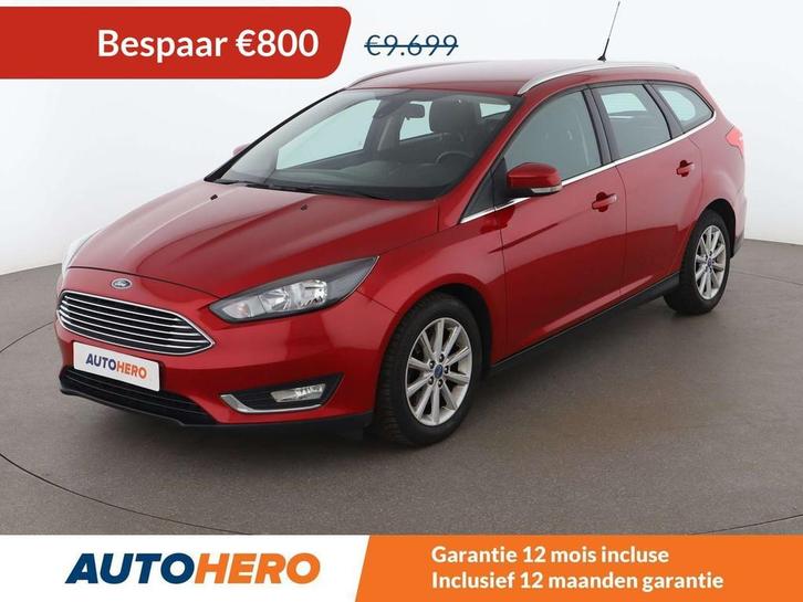 Ford Focus 1.5 EcoBoost Titanium (bj 2015), Auto's, Ford, Te koop, Focus, ABS, Airbags, Airconditioning, Bluetooth, Boordcomputer