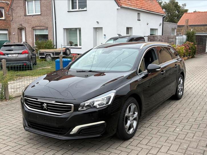 Peugeot 508SW 1.6i Benzine Automaat Camera Leder Euro6, Auto's, Peugeot, Bedrijf, Te koop, ABS, Achteruitrijcamera, Adaptieve lichten