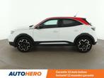 Opel Mokka X 1.2 Turbo Ultimate (bj 2021, automaat), Auto's, Opel, Gebruikt, Wit, Leder, 96 kW