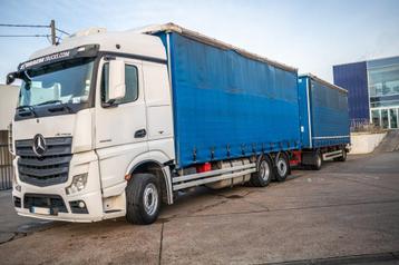 Mercedes-Benz ACTROS 2548-6x2+VOITH (bj 2015) beschikbaar voor biedingen