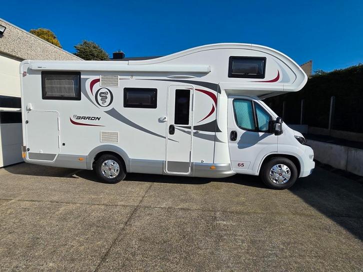 Elnagh Baron 65-Automatique-2023-5 pers-Full Option+garantie, Caravanes & Camping, Camping-cars, Entreprise, jusqu'à 5, Alcôve