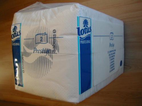 Sabena Napkins Prestige Lotus Professional 40p Dark blue, Huis en Inrichting, Keuken | Bestek, Nieuw, Overige materialen, Ophalen of Verzenden