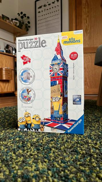 Puzzle 3D Big Ben Minions disponible aux enchères