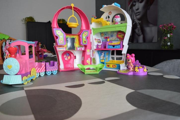 Pinypon poppen huisje, Kinderen en Baby's, Speelgoed | Poppen, Gebruikt, Overige typen, Ophalen of Verzenden