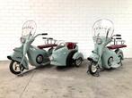 Two 1949 Autopede Carousel Police Scooters and a Sidecar, Gebruikt, Ophalen of Verzenden