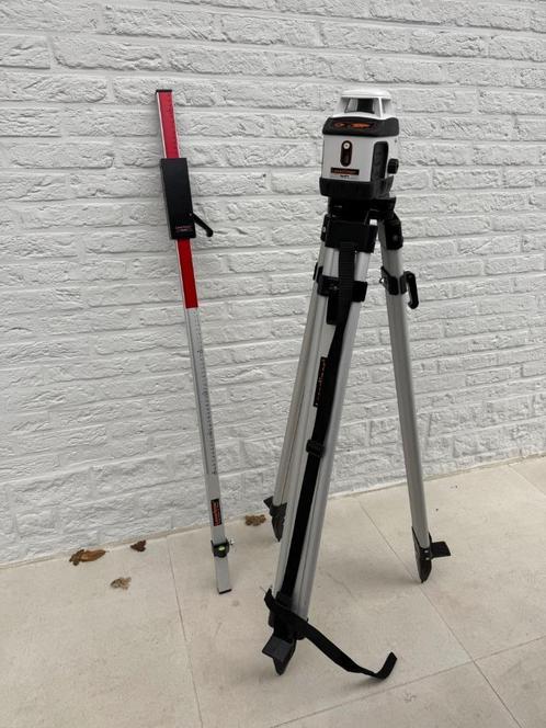 Laserliner AquaPro 120 laser rotatif + récepteur de laser, t, Doe-het-zelf en Bouw, Meetapparatuur, Zo goed als nieuw, Ophalen