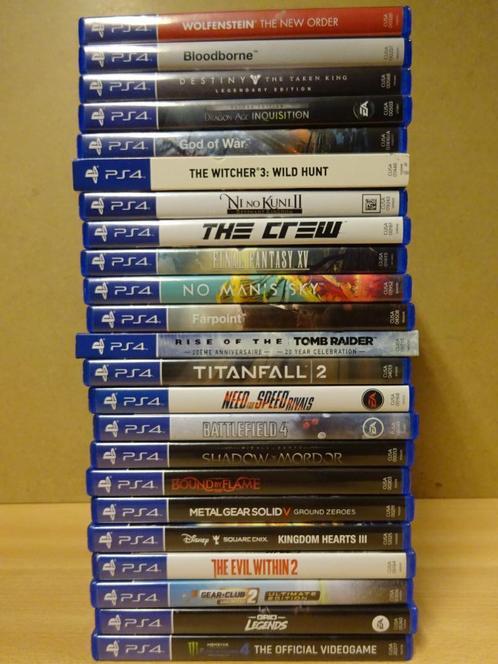 24 DIVERSE PS4 GAMES: RPG, SHOOTER, RACE (PLAYSTATION 4), Games en Spelcomputers, Games | Sony PlayStation 4, Zo goed als nieuw