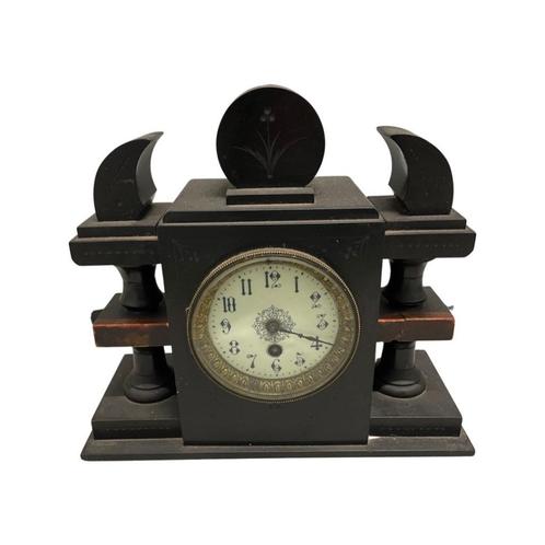 Horloge Napoléon III en Noir - Élégance du 19e Siècle, Antiquités & Art, Antiquités | Horloges, Enlèvement