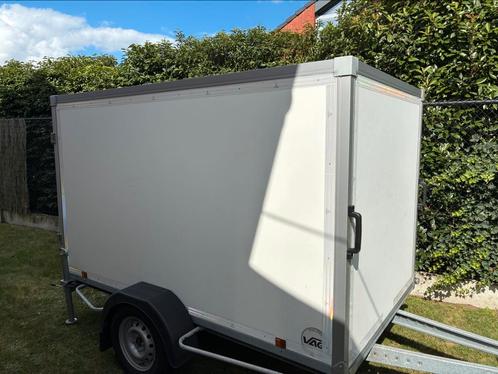Witte gesloten aanhangwagen, Auto diversen, Aanhangers en Bagagewagens, Zo goed als nieuw, Ophalen