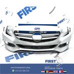 W205 VOORBUMPER + GRIL Mercedes C Klasse 2014-2018 ZWART WIT