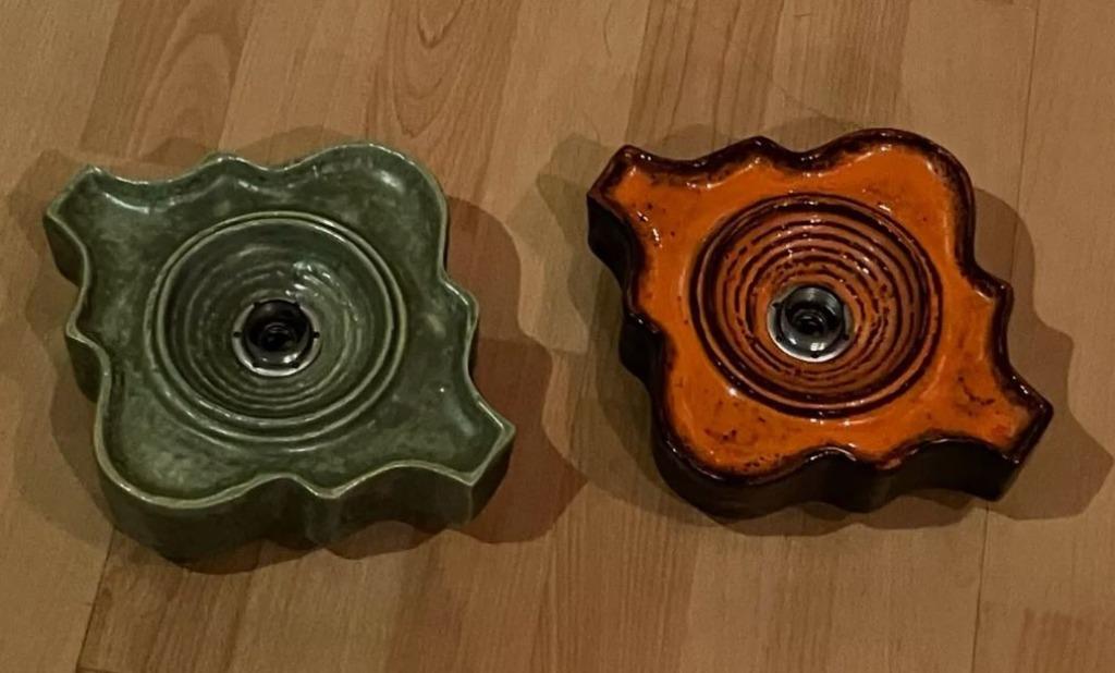 vintage wand/plafondlamp keramiek 60 stukprijs, Ophalen, Huis en Inrichting