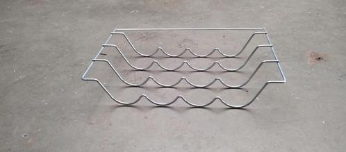flessenrek inox, Huis en Inrichting, Woonaccessoires | Wijnrekken, Zo goed als nieuw, Metaal, Ophalen