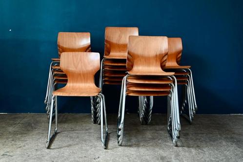 Série 20 chaises design vintage scandinave  Pagholz Flötotto, Antiek en Kunst, Antiek | Meubels | Stoelen en Sofa's, Ophalen
