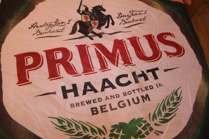 Primus Haacht-vlaggen-x3, Verzamelen, Biermerken, Zo goed als nieuw, Overige typen, Hertog Jan, Ophalen of Verzenden