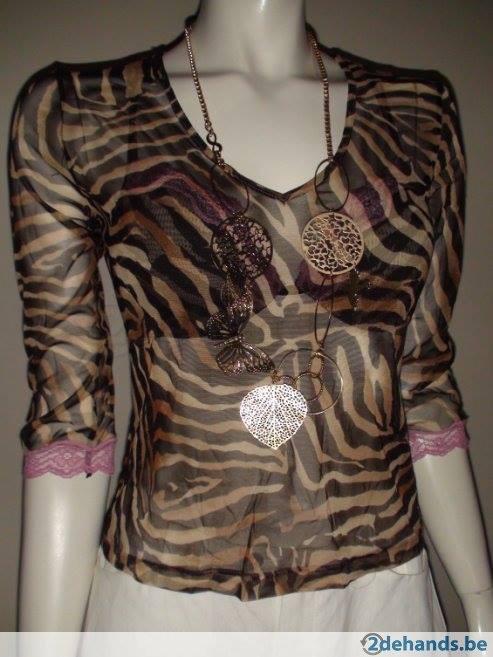 3-DELIG EXCLUSIEF LINGERIESET MET TOP, Kleding | Dames, Ondergoed en Lingerie, Bruin, Ophalen of Verzenden