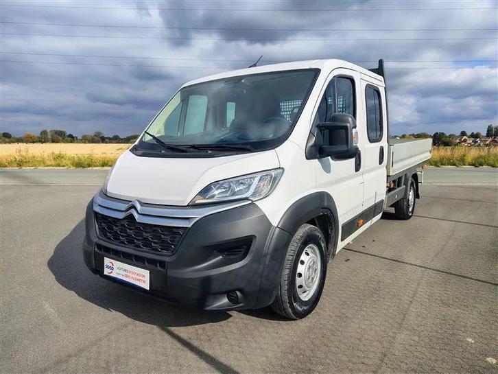 Citroën Jumper 2.2 HDi L4 FAP Plateau Double cabine (Prix H, Auto's, Bestelwagens en Lichte vracht, Bedrijf, Te koop, ABS, Boordcomputer