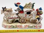 Beeldje van rijtuig met paarden, Verzamelen, Ophalen, Gebruikt