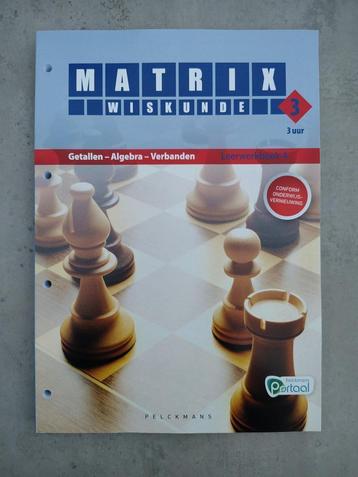 Matrix wiskunde 3.3 LWB A getallen algebra verbanden, Enlèvement ou Envoi, Comme neuf, Secondaire, Mathématiques A