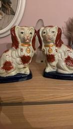 authentieke 19e-eeuwse Staffordshire spaniels., Ophalen