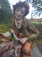 Fayenne pottery , Beeld van D.Polomiat
,de Messenslijper, Antiek en Kunst, Ophalen of Verzenden