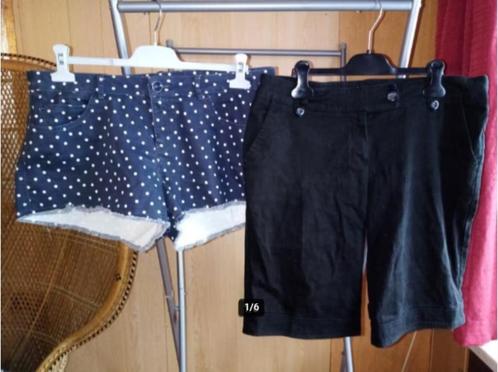 11 kniebroeken en shorten, 40 tot 48, nu 1€ ipv 3€/stuk, Kleding | Dames, Broeken en Pantalons, Gedragen, Kort, Ophalen of Verzenden