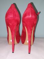 500C* Casadei - sexy rode leren schoenen met hoge hakken (40, Kleding | Dames, Pumps, Verzenden, Zo goed als nieuw, Casadei