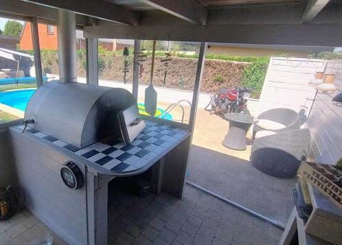 Zelfgemaakte pizzaoven te koop., Tuin en Terras, Pizzaovens, Gebruikt, Ophalen