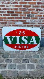 Emaille bord Visa., Verzamelen, Reclamebord, Zo goed als nieuw, Ophalen
