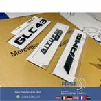 W253 GLC KLASSE GLC43 AMG LOGO SET ZWART 2016-2022 43 AMG BL, Ophalen of Verzenden, Gebruikt, Mercedes-Benz
