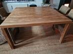 Teak Houten Eettafel Voor Acht Personen Met Vier Stoelen!, Huis en Inrichting, Tafels | Eettafels, Ophalen, Vijf personen of meer