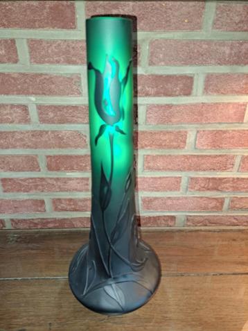 Vase en pâte de verre., Enlèvement, Comme neuf