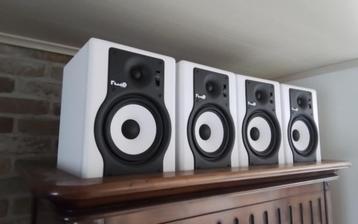 FLUID STUDIO MONITOR 5" WIT  4STUKS 49 EURO STUK beschikbaar voor biedingen